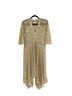 Alexis 100% Polyester Floral Yellow White Casual Dress Size S - photo 10