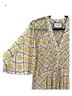 Alexis 100% Polyester Floral Yellow White Casual Dress Size S - photo 5