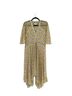 Alexis 100% Polyester Floral Yellow White Casual Dress Size S - photo 9
