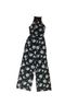 Bebe Floral Black White Jumpsuit Size 2 - photo 1