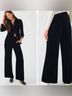 Faherty Black Casual Pants Size L - photo 6