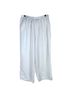 Flax 100% Linen White Linen Pants Size L - photo 1