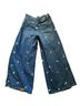 Free People 100% Lyocell Blue White Jeans Size 26 - photo 2