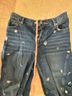 Free People 100% Lyocell Blue White Jeans Size 26 - photo 6