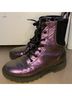 Art Class 100% Other Floral Purple Black Tan Boots Size 4 - photo 11
