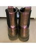 Art Class 100% Other Floral Purple Black Tan Boots Size 4 - photo 6