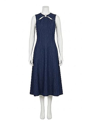 Shoshanna Maria Dress in Indigo (view 1)