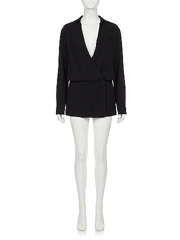 Christopher Esber Aulenti Mini Shirt Dress in Black (view 1)