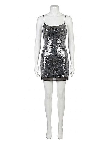 Bec & Bridge Venus Sequin Mini Dress in Black (view 1)