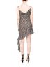 Bec & Bridge Black Portia Asymmetric Mini Dress in Python Size 6 - photo 4