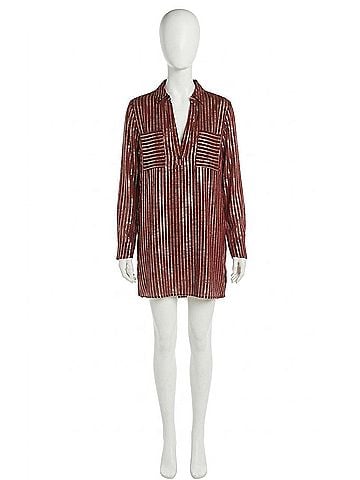 Show Me Your Mumu Maribelle Shirt Dress in Late Night Stripe (view 1)