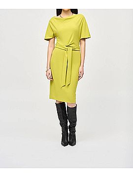 slim fit dress slacks Solid Embroidered Eyelet Collared Mini Dress Green / L