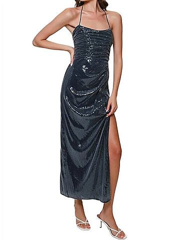 Hutch Beauden Dress in Navy (view 2)