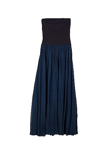 Ciao Lucia Giselle Chiffon And Jersey Maxi Dress in Ink (view 1)