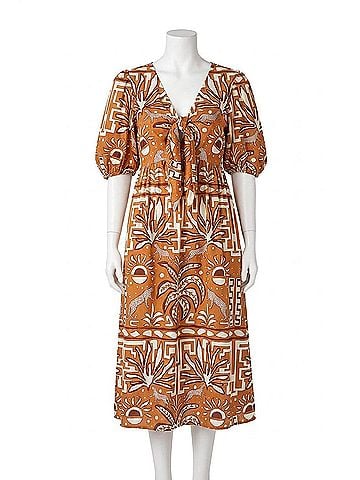 Crosby by Mollie Burch Emmy Dress in Serengheti (view 1)