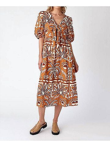 Crosby by Mollie Burch Emmy Dress in Serengheti (view 2)