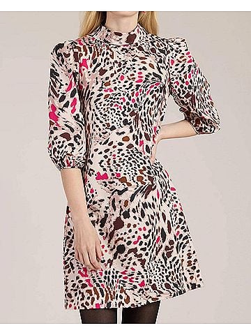 Tyler Boe Vicky Dress in Cheetah (view 2)
