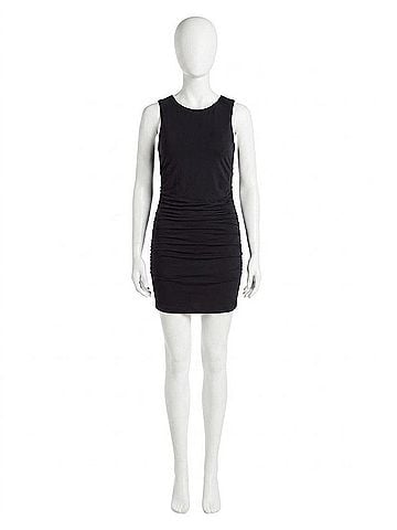 Drew Francesca Double Mini Dress in Navy (view 1)