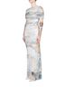 Christopher Esber Gray Veiled Dress in Multi Size S - photo 3