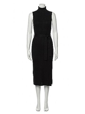 Paige Rib Zoelle Dress in Black Sparkle (view 1)