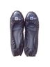 Tory Burch 100% Leather Black Flats Size 8 1/2 - photo 1