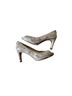 Stuart Weitzman 100% Leather Animal Print Snake Print Multi Color Gray Tan Heels Size 7 1/2 - photo 1