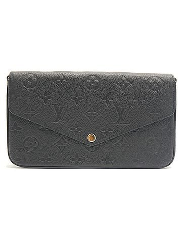 Louis Vuitton LOUIS VUITTON Pochette Felicie Monogram Empreinte Noir M82477 Shoulder Bag (view 1)