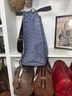 Coach Print Blue Black Leather Tote One size - photo 3