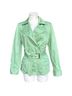 Gap 100% Cotton Green Trenchcoat Size S - photo 1