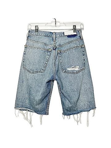 RE/DONE 80s Long Boy Short Denim Shorts (view 2)