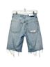RE/DONE 100% Cotton Solid Blue Denim Shorts Size 24 - photo 2