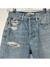 RE/DONE 100% Cotton Solid Blue Denim Shorts Size 24 - photo 5