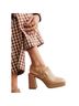 Sézane 100% Leather Solid Tan Brown Mule/Clog Size 10 - photo 2
