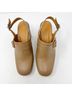 Sézane 100% Leather Solid Tan Brown Mule/Clog Size 10 - photo 7