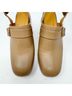 Sézane 100% Leather Solid Tan Brown Mule/Clog Size 10 - photo 8
