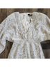 retrofête 100% Polyester 5% Lycra 95% Polyester Solid White Cocktail Dress Size XS - photo 4