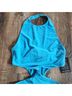 retrofête Solid Blue Cocktail Dress Size L - photo 4