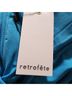 retrofête Solid Blue Cocktail Dress Size L - photo 9