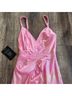 retrofête 95% Polyester 5% Spandex 100% Polyester Solid Pink Cocktail Dress Size XXS - photo 6