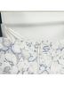 Gianni Bini 100% Polyester 5% Elastane Floral Blue White Cocktail Dress Size 8 - photo 7