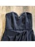 Shona Joy 100% Polyester Solid Blue Cocktail Dress Size 2 - photo 4