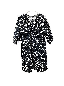 Everlane The Seersucker Puff Sleeve Dress Casual Dress (view 1)