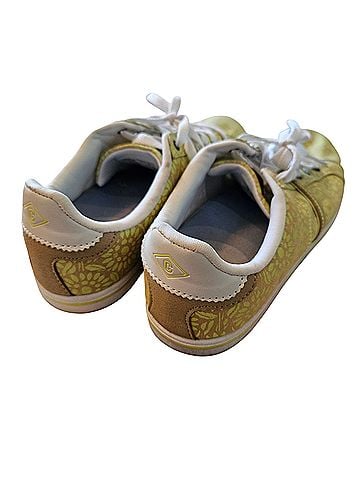 Lands' End Lime Green Citrus Floral Sneakers (view 2)