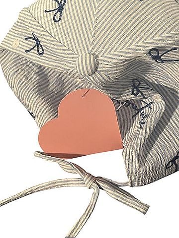 Juicy Couture Seersucker Bow Embroidered Hat Hat (view 2)