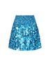Aje. 100% Polyester Solid Blue Formal Skirt Size 0 - photo 1