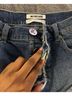 One Teaspoon Blue Denim Shorts Size 26 waist - photo 3