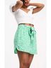 ASOS Floral Green White Shorts Size M - photo 4