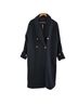 Ann Taylor 51% Polyester 49% Wool 100% Polyester Black Trenchcoat Size M - photo 1