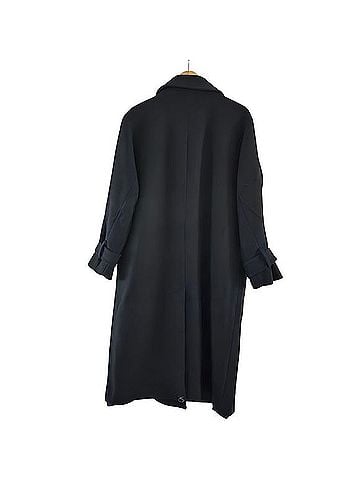 Ann Taylor Double Breasted Dolman Sleeve Coat Trenchcoat (view 2)