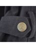 Ann Taylor 51% Polyester 49% Wool 100% Polyester Black Trenchcoat Size M - photo 8